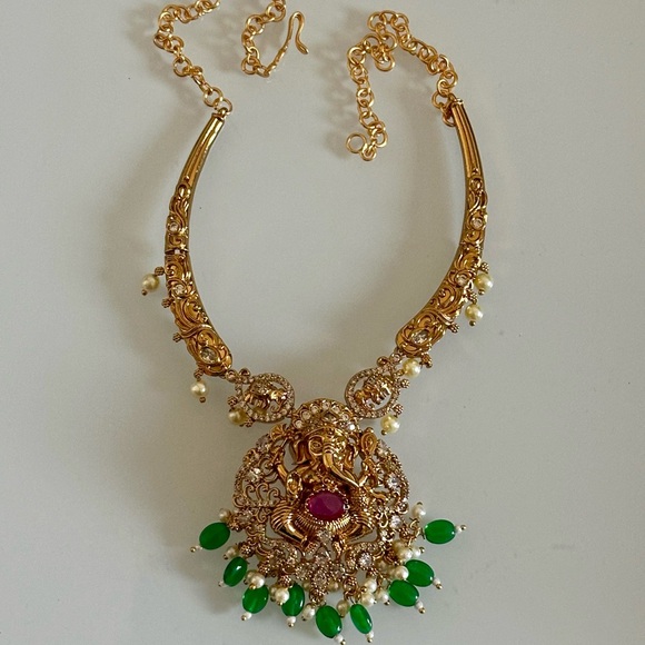 22k gold-coatedKanti necklace